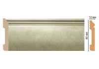 Плинтус напольный из дюрополимера Decomaster D005-373ДМ (79*13*2400мм)
