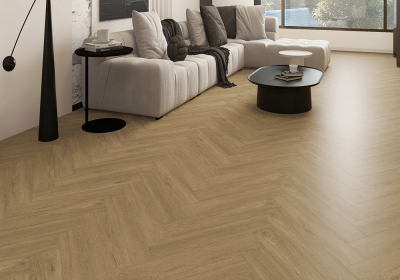 Кварц-виниловая SPC плитка Strong Step Идеал 35ID35 Миндаль