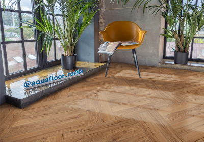Кварц-виниловый LVT ламинат AquaFloor Parquet Glue / Паркет Глу AF2507 PG